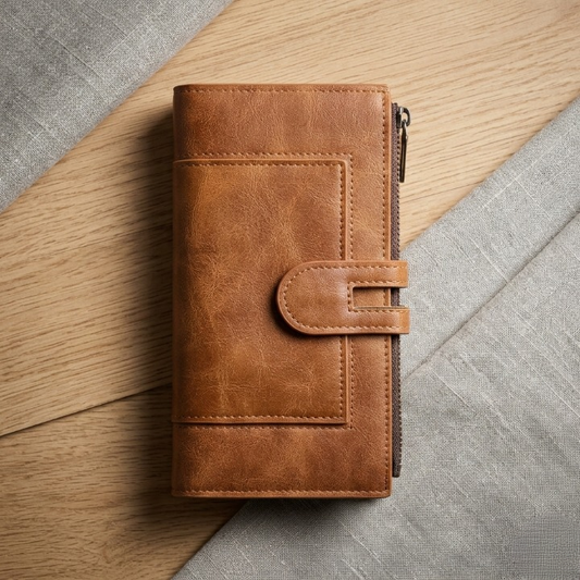 Balisi Premium Long Leather Wallet