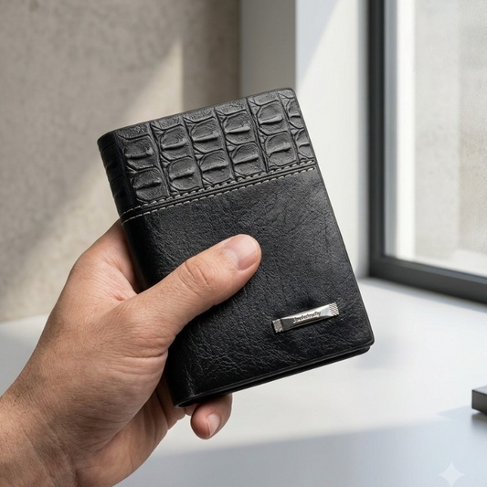 Balebaily Texture Bifold Wallet