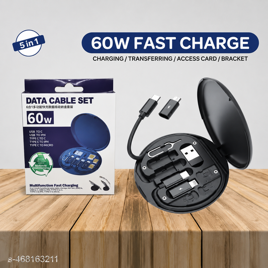 5-in-1 Multifunctional Data Cable