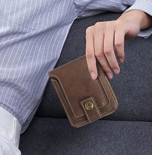 Premium Zipper Bifold Wallet