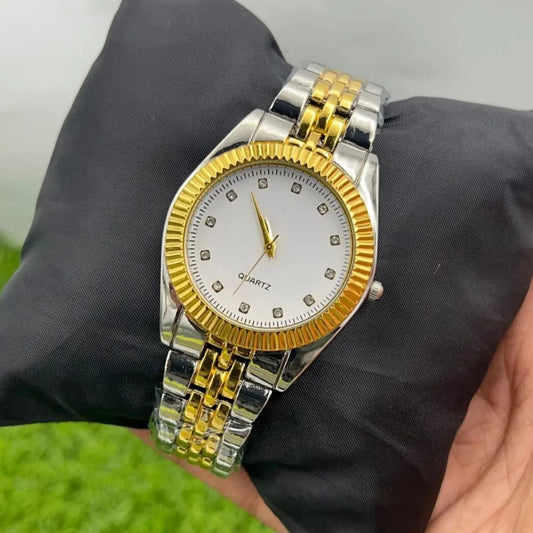 Men’s Two-Tone Stainless Steel Chain Watch