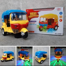 Bump & Go Auto Rickshaw Toy for Kids