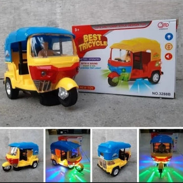 Bump & Go Auto Rickshaw Toy for Kids