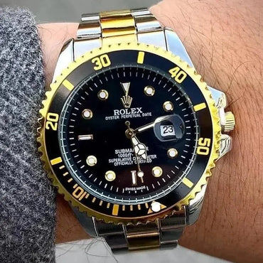 Rolex Stainless Steel Watch – Date & Rotating Bezel