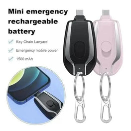 1500mAh Mini Portable Keychain Power Bank