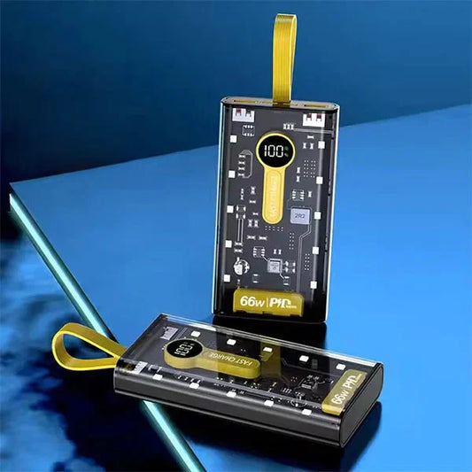 Transparent 20000mAh Fast Charging Power Bank