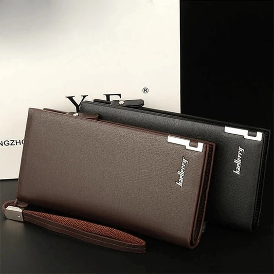 Baellerry Long PU Leather Wallet
