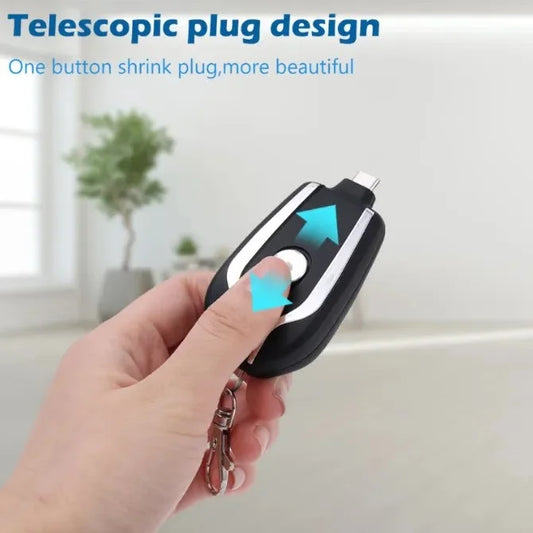 Mini Keychain USB-C Power Bank