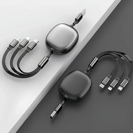 3-in-1 Aluminum 100W Fast Charging Cable