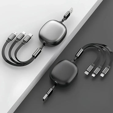 3-in-1 Aluminum 100W Fast Charging Cable
