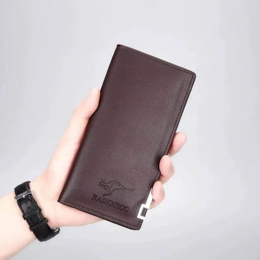 Men’s Kangroo Leather Long Wallet