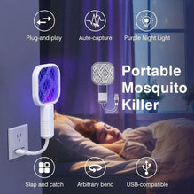 Portable Mosquito Killer USB Mini Fly Swatter