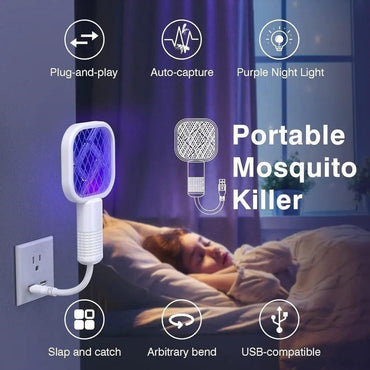 Portable Mosquito Killer USB Mini Fly Swatter