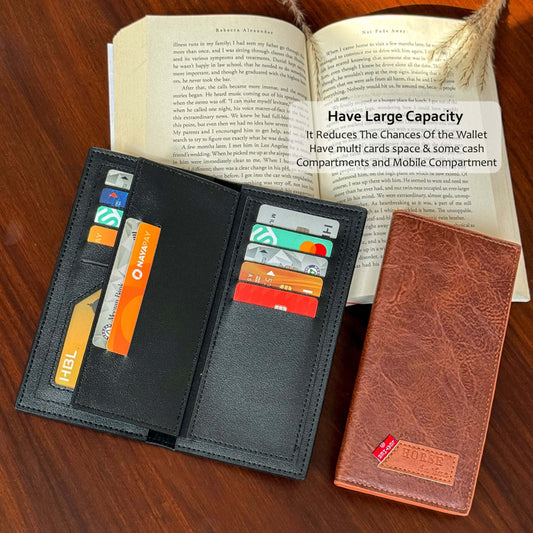 Premium Long Wallet with 12 Card Slots