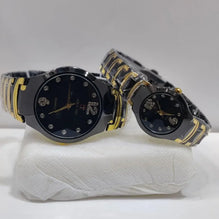 Golden Chain Couple Watch Set