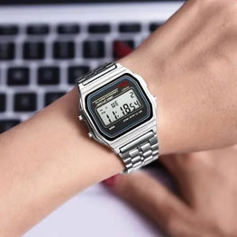 Premium Digital Waterproof Stainless Steel Wrist Watch