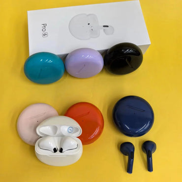 PRO 6 Air TWS Wireless Bluetooth Earbuds
