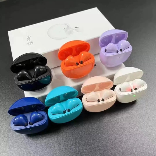 Pro 6 Wireless Bluetooth Earbuds
