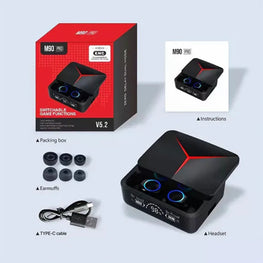 M90 Pro Wireless Earbuds with Power Bank