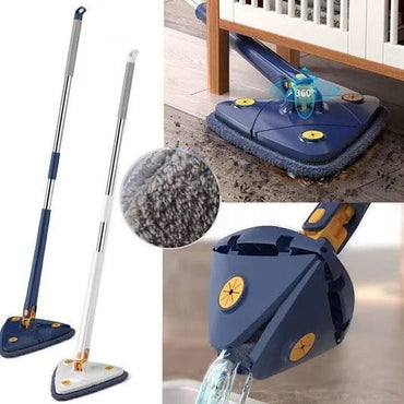 Adjustable Triangle Microfiber Cleaning Mop