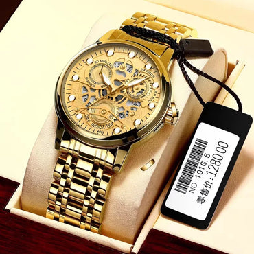 Luxury Stainless Steel Quartz Wrist Watch