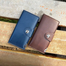 Genuine Cow Leather Long Wallet